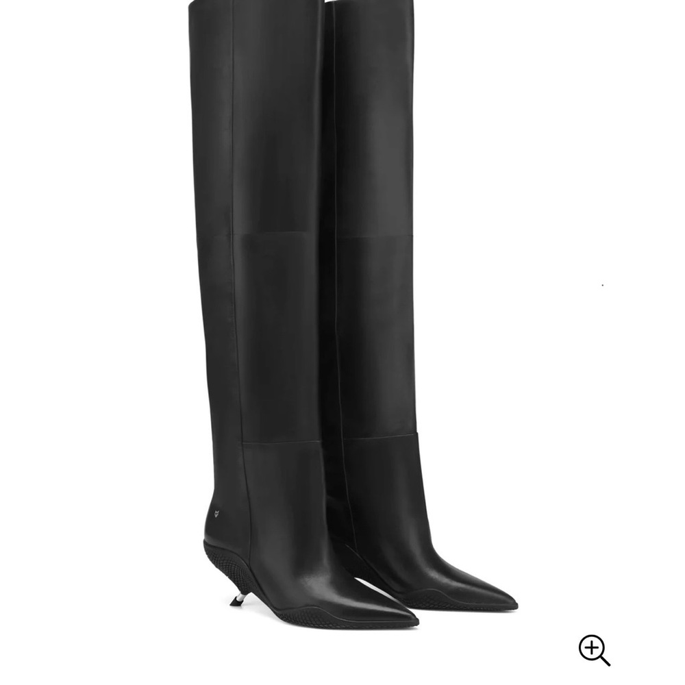 Naked Wolfe Black Over the Knee Boots Sleek Design